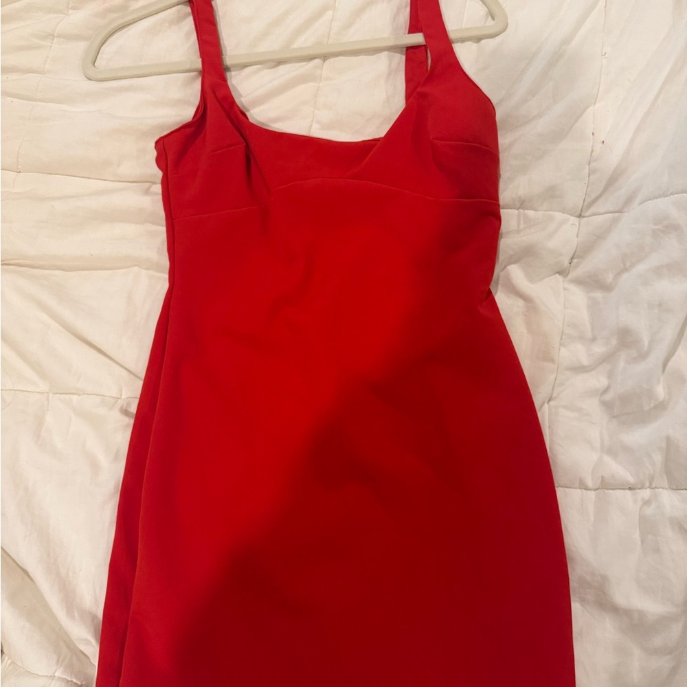 Zara Vibrant Red Mini Dress